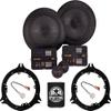 KICKER Speakers 6.5 inch for Infiniti M35/M45 2006-2010 Upgrade Kit - Pair of KS Series with Adapters and Harness, Component 6 1/2 Car Audio Front/Rear Door Speaker KSS650, 51KSS6504 view 1