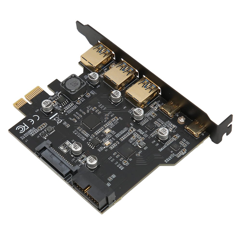 PCIE to USB 3.0 Expansion Card, 5Gbps High Speed 3xUSB3.0 Stability PCIE 1X to USB Expansion Card for PC