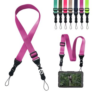 Gowjaw Adjustable Shoulder Strap:Comfortable iPad Strap Nylon Neck Lanyard for iPad/Samsung Tablet Case,Camera Binocular Crossbody Laptop Luggage Bag(Purple)
