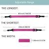 Gowjaw Adjustable Shoulder Strap:Comfortable iPad Strap Nylon Neck Lanyard for iPad/Samsung Tablet Case,Camera Binocular Crossbody Laptop Luggage Bag(Purple) view 2