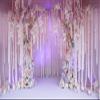 Vie Savaran 12x6ft Flower Wall Backdrop Spring Flower Arches White Hanging Floral Romantic Photography Background Party Princess Bride Wedding Birthday Portrait Studio Photo Props Polyester view 2