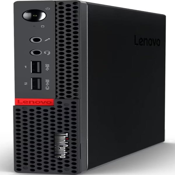 Lenovo ThinkCentre M625 Tiny Home & Business Mini Desktop (AMD A4-9120c 2-Core, 32GB RAM, 512GB PCIe SSD, AMD Radeon R4, WiFi, Bluetooth, Black, Win 11 Home) Refurbished (Renewed)