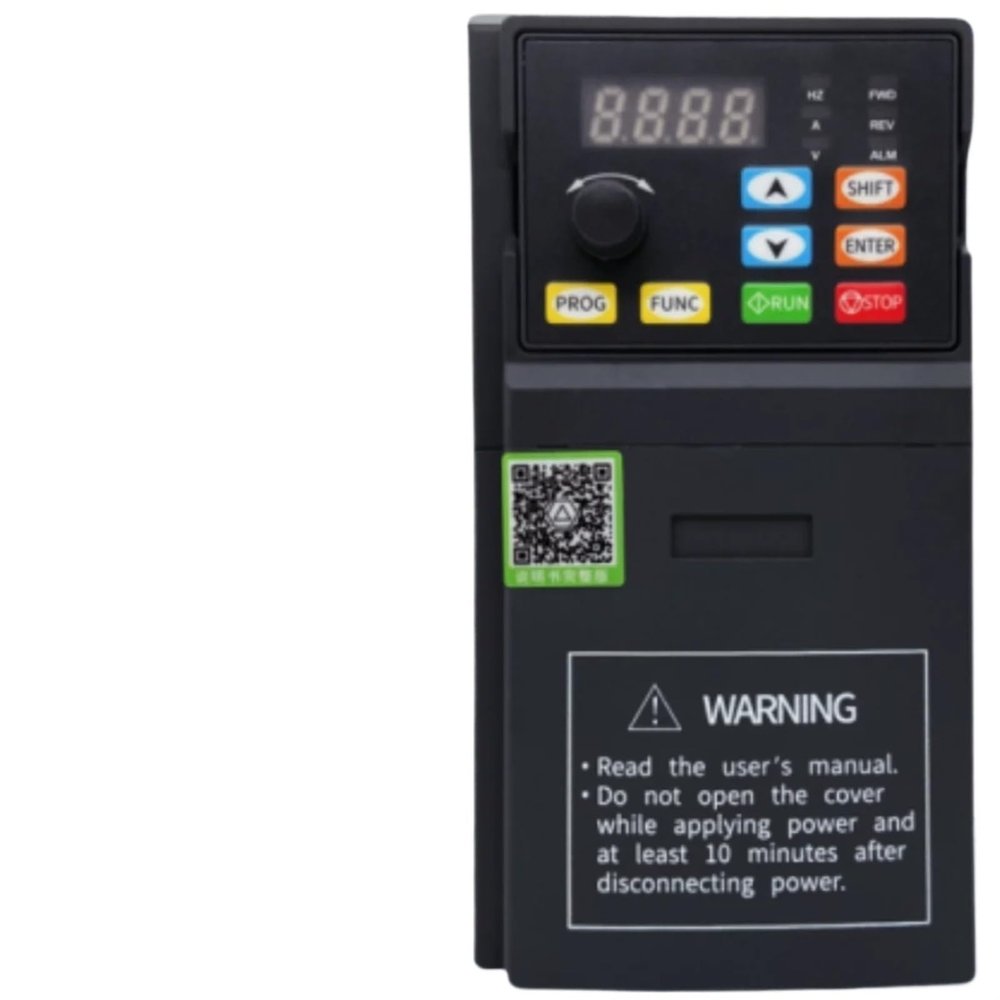 JDOUNFMO 220V VFD Variable Frequency Drive Converter Inverter 0.75KW 1.5KW 2.2KW Motor Speed Controller (Color : 320-2.2KW, Size : 1ph220v-3ph220v)