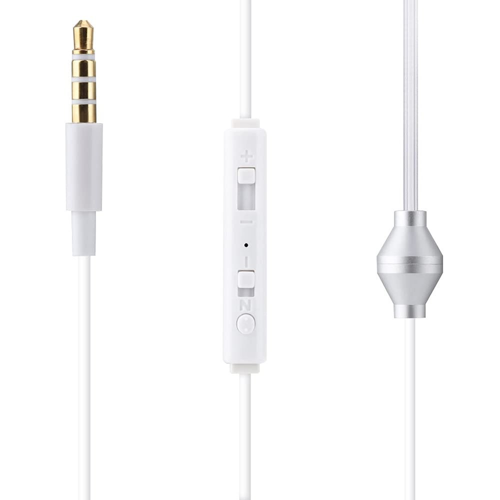 Air Tube Headset, Electromagnetic Headset (White)