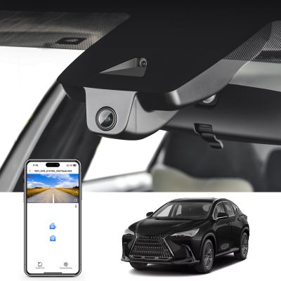 Mangoal 4K Dash Cam Custom for Lexus NX 2022 2023 2024 2025 2026(Model C), NX350 250 300 450h,OEM Look, UHD 2160P Video,WiFi & App,Loop Recording,Easy to Install,64GB Card