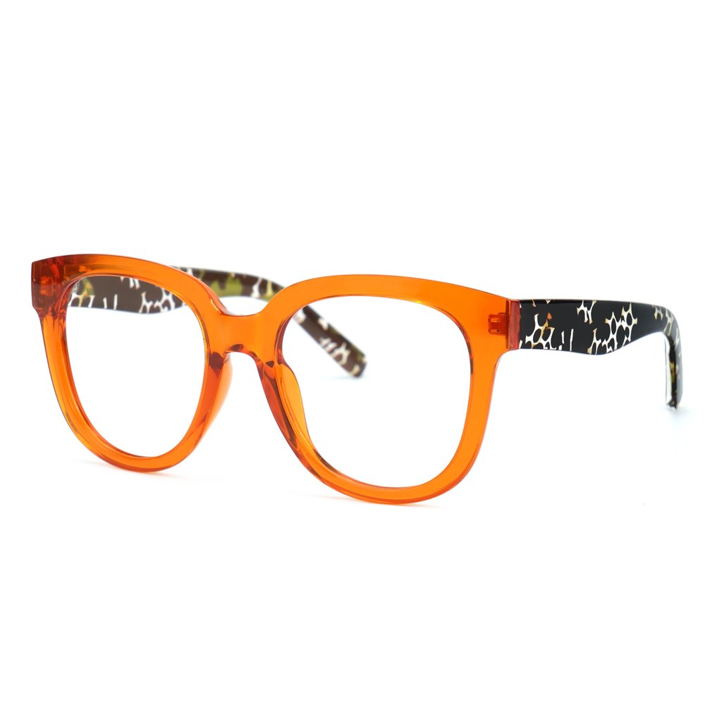 VOOGLAM Oversized Square Eyeglasses Green for Women Blue Light Block Vernetta-9594-10