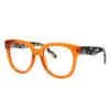 VOOGLAM Oversized Square Eyeglasses Green for Women Blue Light Block Vernetta-9594-10 view 1