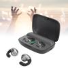 Wireless Headset, LED Display 5.1 Wireless Headset for Home Outdoor Sports (S19 Digital Display Black) view 2