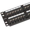 iwillink 48-Port Cat6A Patch Panel and 12-Port Cat6A Patch Panel view 2