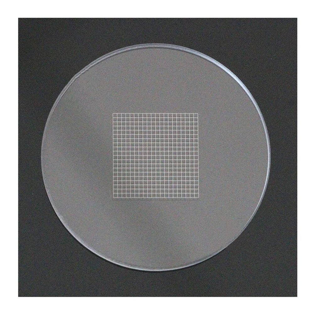 JOEBO Microscope Kit 944 High Accuracy Microslicing Micrometer Net Tap Graticule Optical Reticle Net Ruler for Microscope Microscope Lens Adapters (Size : 23mm)
