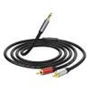 3.5mm to RCA Audio Auxiliary AUX Stereo Y Splitter Cable, 3.5mm to 2-Male RCA Adapter Stereo AUX Cord AV Cable for Smartphones, MP3, Tablets, Speakers, Home Theater, HDTV (1.5M/4.9FT) view 1