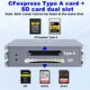CFexpress Type A/SD Dual Slot Card Reader USB-C, 10Gbps USB 3.2 Gen 2, Compatible with CFexpress Type A/SD Card, Aluminum Adapter view 2