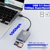 CFexpress Type A/SD Dual Slot Card Reader USB-C, 10Gbps USB 3.2 Gen 2, Compatible with CFexpress Type A/SD Card, Aluminum Adapter view 3