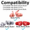 A-Focus Memory Foam Tips for Beats Studio Buds+ / Fit Pro/Solo Buds Replacement Comfortable Eartips Earbuds Compatible with Beats Fit Pro/Studio Buds/Studio Buds + Black L/M/S 3 Pairs view 2
