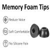 A-Focus Memory Foam Tips for Beats Studio Buds+ / Fit Pro/Solo Buds Replacement Comfortable Eartips Earbuds Compatible with Beats Fit Pro/Studio Buds/Studio Buds + Black L/M/S 3 Pairs view 3