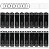 1GB USB Flash Drive 20 Pack, AGECASH A Memoria USB 2.0 Thumb Drive Swivel Metal Bulk Flash Drive USB Drive Multi Pack Pendrive Jump Drive Memory Stick with Keychain (Black, 20PCS 1GB) view 1
