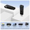 1GB USB Flash Drive 20 Pack, AGECASH A Memoria USB 2.0 Thumb Drive Swivel Metal Bulk Flash Drive USB Drive Multi Pack Pendrive Jump Drive Memory Stick with Keychain (Black, 20PCS 1GB) view 4