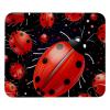 Square Mouse Pad Gaming Mouse Pads Anti-Slip Rubber Mouse Mat with Stitched Edges for Gaming, Office, Laptop, PC,(8.3x9.8 inches)- Red Seven Star Ladybug view 1