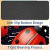 Square Mouse Pad Gaming Mouse Pads Anti-Slip Rubber Mouse Mat with Stitched Edges for Gaming, Office, Laptop, PC,(8.3x9.8 inches)- Red Seven Star Ladybug view 4