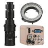 JOEBO Microscope Kit 1080P 3 in 1 Industrial Video Microscope Camera with Adjustable LED Ring Light Microscope Lens Adapters (Color : with 500x) view 1