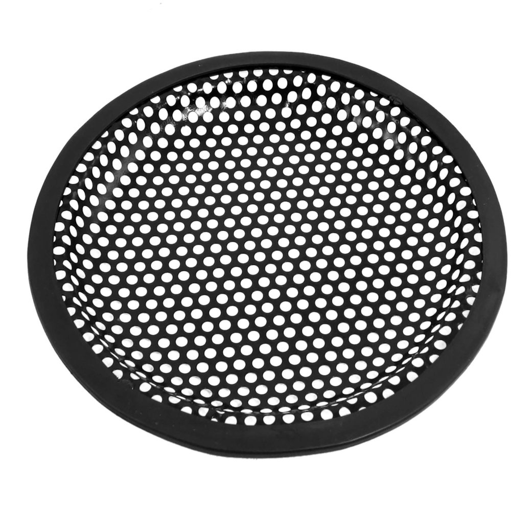 Karlass Car Universal Metal Black 6 Inches Car Audio Speaker Sub Woofer Grill Cover