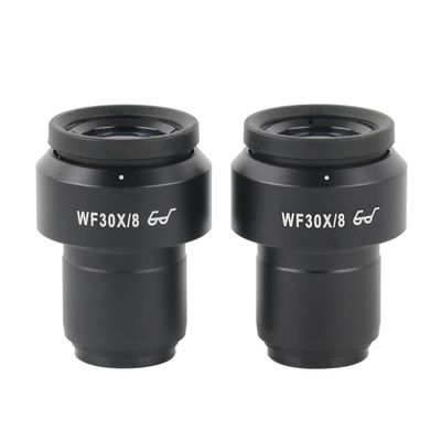 JOEBO Microscope Kit WF10X/23 WF20X WF30X Adjustable Widefield Microscope Eyepiece 30mm Diameter Stereo Microscope Lens Microscope Lens Adapters (Color : Black WF30X-8)