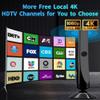 AUTERCO TV Antenna Indoor for Smart TV, Long Range HD Digital Antennas with Signal Booster for Local Channels, Easy Installation, Support 4K 8K 1080p VHF UHF All Older TV's, 9.8FT Coaxial Cable view 4