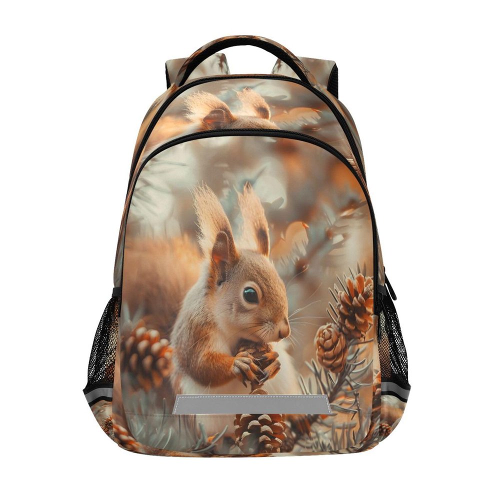 ALAZA Cute Squirrels Pine Cones Backpacks Travel Laptop Daypack School Book Bag for Men Women Teens Kids