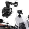 REYGEAK Motorcycle Windshield Clip for GoPro,Motorcycle Windshield Camera Clamp,Aluminum Alloy Go-Pro Mount for GoPro Hero13/12/11/10/9,DJI Osmo 360/Action 5/4/3 view 1