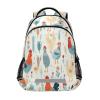 ALAZA Chicken Rooster01 Backpacks Travel Laptop Daypack School Book Bag for Men Women Teens Kids view 1