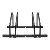 QWORK Sturdy 2-Bike Floor Stand, Powder-Coated Steel Bike Rack for Indoor/Outdoor Use, Compatibility with 22-28 Inch Wheels, Max Tire Width 2.15 Inch view 2