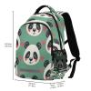 ALAZA Panda Backpacks Travel Laptop Daypack School Book Bag for Men Women Teens Kids view 3