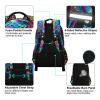 ALAZA Rainbow Leopard Seamless Pattern Backpacks Travel Laptop Daypack School Book Bag for Men Women Teens Kids view 4
