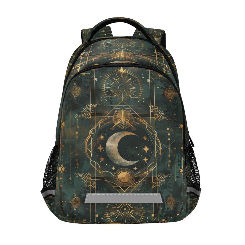 ALAZA Moon & Star Alchemy Magical Backpacks Travel Laptop Daypack School Book Bag for Men Women Teens Kids