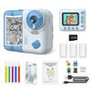 Andoer Kids Instant Print Camera Kids Camera 1080P Digital Camera for Kids 2.4 Inch IPS Screen 10X Zoom with Thermal Printing Paper Color Pens Neck Strap 32GB TF Card Gift for Children Boys Girls view 1
