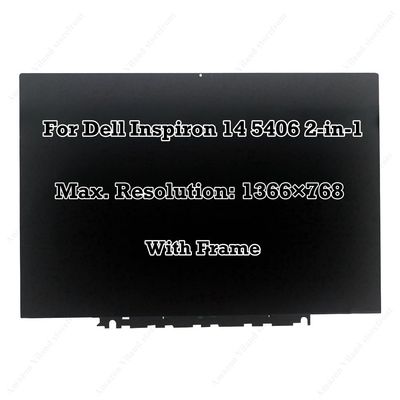 14.0" Replacement for Dell Inspiron 14 5406 LCD LED Display Touch Screen Digitizer Assembly with Frame (HD)