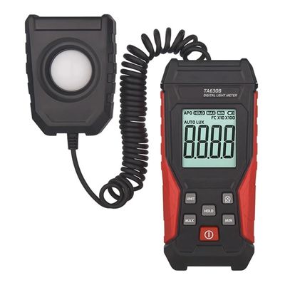 GDBGJPKM TA630A TA630B Digital Light Meter Illuminance Lux Meter Backlight LCD Display 0.1~200000LUX/0.01~20000FC Light Sensor Tester (Color : TA630B)
