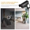 MUNEFE Flash LED Dummy Camera, Fake TV Surveillance System, Indoor Security Dummy Surveillance Simulation Camera for Parkin Lot view 2