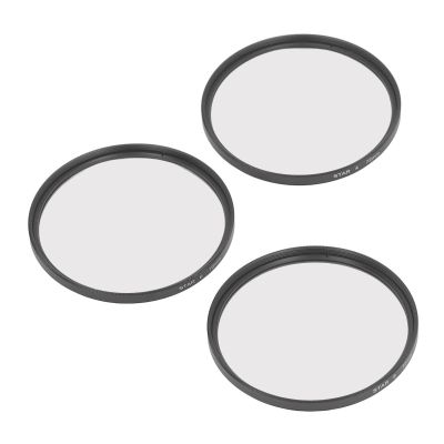 72mm Star Filter Kit, 3pcs 4 Points 6 Points 8 Points Slim Variable Filter, HD Coating, Ultra Thin Bezel, Compatible with 72mm Lens, Wide Application for Night Scenes,