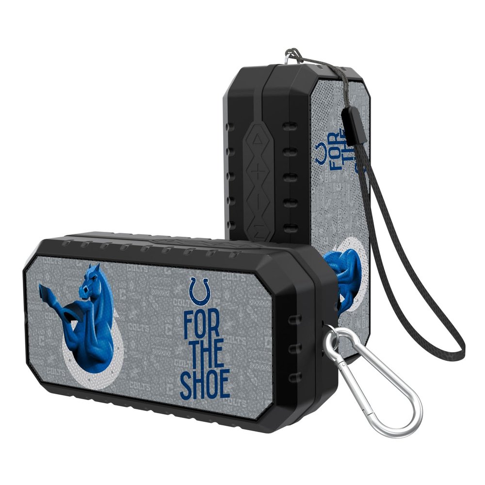 Keyscaper Black Indianapolis Colts Water Resistant Bluetooth Speaker
