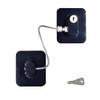 EYAKEG Fridge Lock (1 Pack),Refrigerator Lock with Keys,for Fridge, Cabinet Locks, Drawers, Dishwasher, Toilet and Child Safety Cabinet Locks, Adhesive No Drilling, 10.2 inch, Black view 1