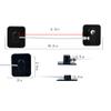 EYAKEG Fridge Lock (1 Pack),Refrigerator Lock with Keys,for Fridge, Cabinet Locks, Drawers, Dishwasher, Toilet and Child Safety Cabinet Locks, Adhesive No Drilling, 10.2 inch, Black view 2