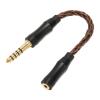2.5mm Female to 4.4mm Male Headphone Extension Cable, Lossless Sound Compatible with NW WM1Z WM1A MDR Z1R TA ZH1ES ZX300A, 8 Strands (Bronze) view 1