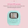 Vikye 24MP Kids Digital Print Camera with Flip Screen Zoom, Funny Photo Frames, High Definition Eye Sunscreen, Printing view 2