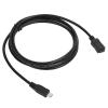 1.5M 4.9ft Micro USB 2.0 Extension Cable Heavy Duty Male to Female for Tablet Phone view 1