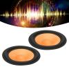 2 Pieces Speaker Cone Drum Paper, 1 Inch Inner Diameter and 6 Inch Outside Diameter, Rubber Cone Drum Paper for Subwoofer, with Edge, default view 4