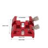 Aluminum Alloy Dovetail Base, Two Large Thumbscrew Locks, Wide Compatibility, Compatible with C8 C8HD C925 C11HD, 80ED 102ED 130APO, 100ED Binoculars, (Red) view 3