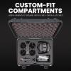 NANUK 925 Waterproof Hard Case with Foam Insert for DJI Avata 2 Fly More Combo - Graphite view 2