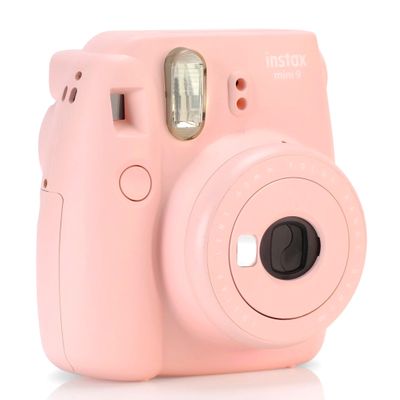 Fujifilm Instax Mini 9 Instant Film Camera (Blush Pink) (Renewed)