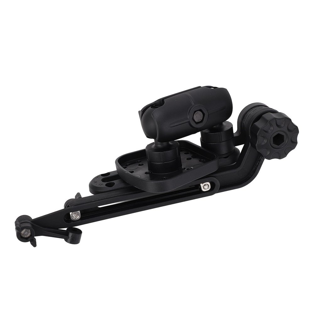 Alomejor Fish Finder Mount Nylon Rubber Marine Electronic Mount with Clamping Power Sturdy Construction for Kayak